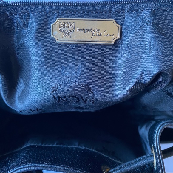 Vintage MCM Leather Bucket Bag - Picture 10 of 13